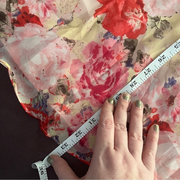 FLORET STUDIOS Floral Ruffle Waist Dress - Picture 15 of 16